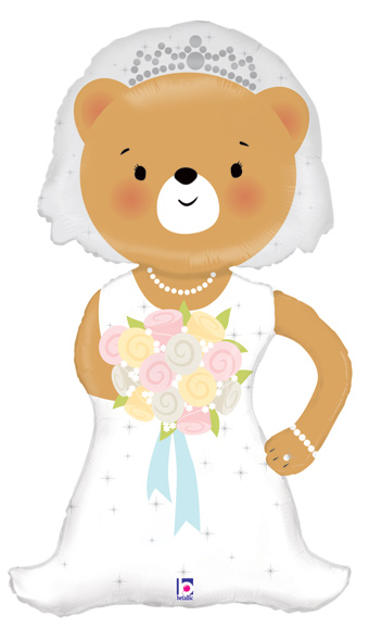 LRG SHP LINKY BRIDE BEAR 43 (PKG)(D)