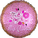 18C MIS QUINCE FLORAL CROWN (PKG)