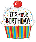 LRG SHP IT'S YOUR BIRTHDAY CUPCAKE 31 (PKG)