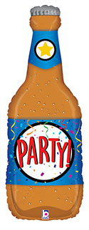 LRG SHP PARTY BEER BOTTLE 34 (PKG)