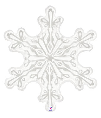 LRG SHP SNOWFLAKE CLEAR 31