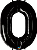 LRG SHP NUMBER 0 BLACK QUALATEX 39 (PKG)