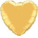 9H METALLIC GOLD HEART AIR FILL ONLY