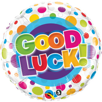 18C GOOD LUCK COLORFUL DOTS (PKG)