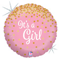 18C GLITTERING IT'S A GIRL (HOLO)(PKG)