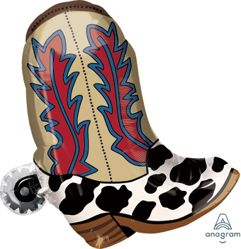 LRG SHP COWBOY BOOT YEEHAW 24 (PKG)(D)