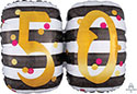 LRG SHP 50 PINK & GOLD MILESTONE (HOLO) 25 (PKG)(D) sale