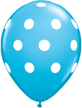 11C POLKA DOTS BIG ROBIN'S EGG BLUE (BAG 50)