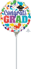 4C CONGRATS GRAD PAINT SPLOTCH AIR FILL ONLY (D) sale