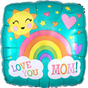 18SQ LOVE YOU MOM RAINBOW (D) sale