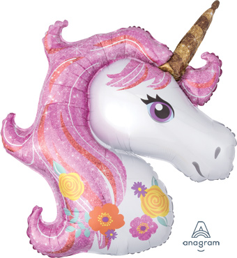 LRG SHP MAGICAL UNICORN 33 (PKG)