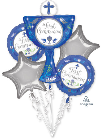 BOUQUET FIRST COMMUNION DAY BLUE (PKG)(D) sale