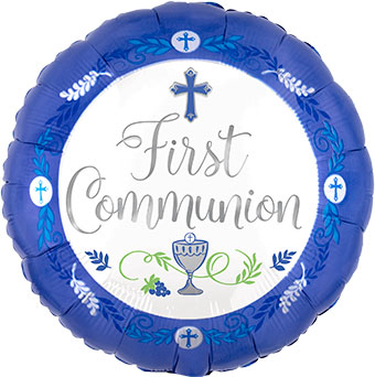 18C FIRST COMMUNION BLUE (D) sale