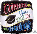 18SQ CONGRATS GRADUATE YOU DID IT! (D) sale