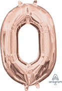 MIN SHP NUMBER 0 ROSE GOLD ANAGRAM CONSUMER INFLATED (PKG)