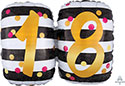 LRG SHP HB 18 PINK & GOLD MILESTONE 25 (HOLO)(PKG)(D) sale