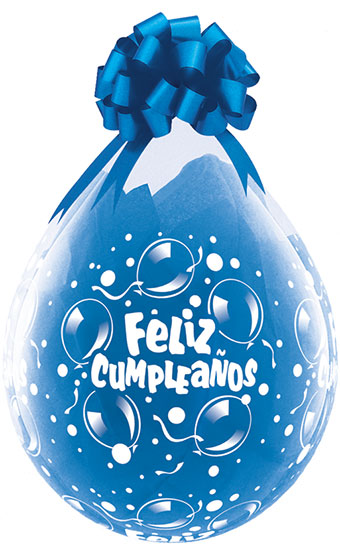 18NU FELIZ CUMPLEANOS CLEAR STUFFING (BAG 25)(D) sale