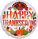 18C HAPPY THANKSGIVING TURKEY DECOR (PKG)(D) sale