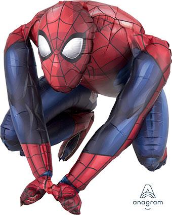 LRG SHP SITTING SPIDER-MAN 15 (MULTI-BLN)(PKG) AIR FILL