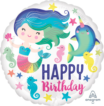 18C HB COLORFUL MERMAID OCEAN FUN (PKG)