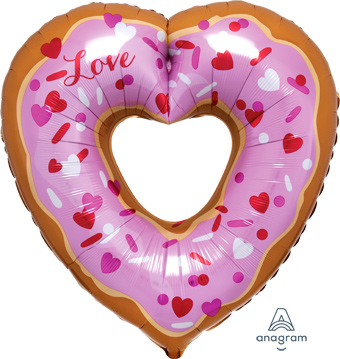 LRG SHP OPEN HEART LOVE DONUT 26 (PKG)(D) sale