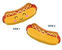 LRG SHP HOT DOG 33 (D) sale