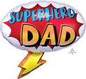 LRG SHP SUPERHERO DAD 27 (PKG)