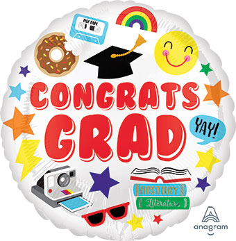 18C CONGRATS GRAD FUN ICONS (PKG)(D) sale