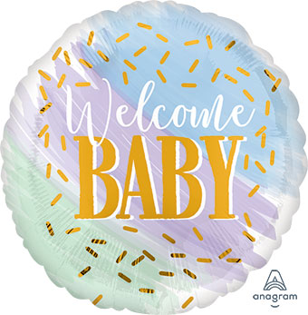 18C WATERCOLOR WELCOME BABY (D) sale