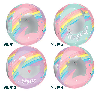 ORBZ MAGICAL RAINBOW UNICORN NARWHAL SWAN (PKG)