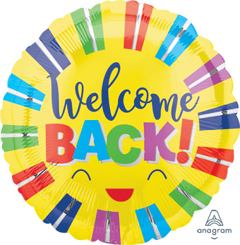 18C WELCOME BACK COLORFUL STRIPES (PKG)