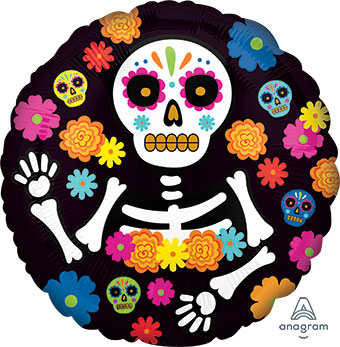 18C DAY OF THE DEAD SKELETON (PKG)(D) sale