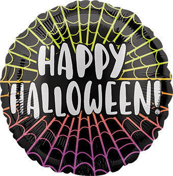 18VLP HAPPY HALLOWEEN WEBS