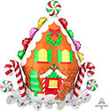 LRG SHP GINGERBREAD HOUSE 31 (PKG)