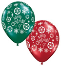 11C MERRY CHRISTMAS SNOWFLAKES EMERALD & RUBY (D) sale