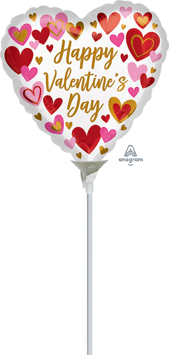 4H HVD PLAYFUL VALENTINE'S DAY HEARTS AIR FILL ONLY (D)