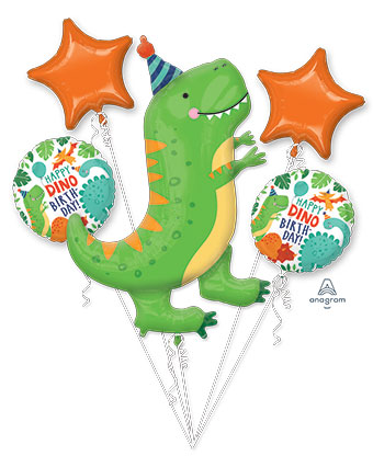 BOUQUET HAPPY DINO BIRTHDAY T-REX (PKG)