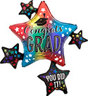 LRG SHP CONGRATS GRAD CLUSTER YOU DID IT 35 (D) sale