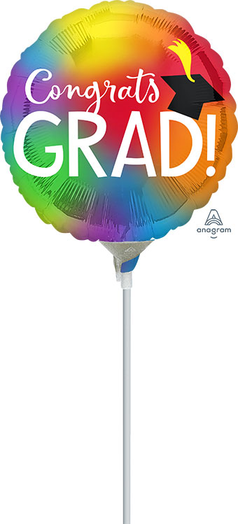 9C COLORFUL CONGRATS GRAD AIR FILL ONLY (D)