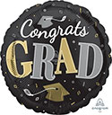 18C CONGRATS GRAD SILVER & GOLD LETTERS (D) sale