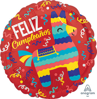 18C FELIZ CUMPLEANOS FIESTA (PKG)(D)