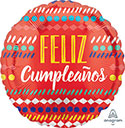 18C FELIZ CMPLEANOS FESTIVE STREAMERS (PKG)(D)