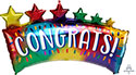 LRG SHP CONGRATS STAR BANNER 34 (PKG)