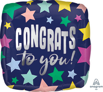 18SQ CONGRATS TO YOU STARS NAVY (PKG)