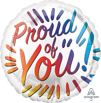 18C PROUD OF YOU RAINBOW LETTERS (PKG)