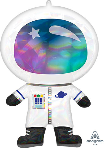 LRG SHP IRIDESCENT ASTRONAUT 30 (HOLO)(PKG)