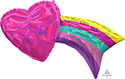 LRG SHP IRIDESCENT RAINBOW HEART (HOLO) 33 (PKG)(D) sale