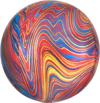 ORBZ MARBLEZ MULTI COLORFUL (POLYBAG)(SOLD IN 3'S)