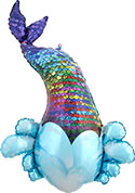 LRG SHP MERMAID SEQUIN TAIL SPLASH INTO WATER 39 (PKG)