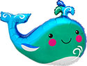 LRG SHP HAPPY WHALE 34 (PKG)